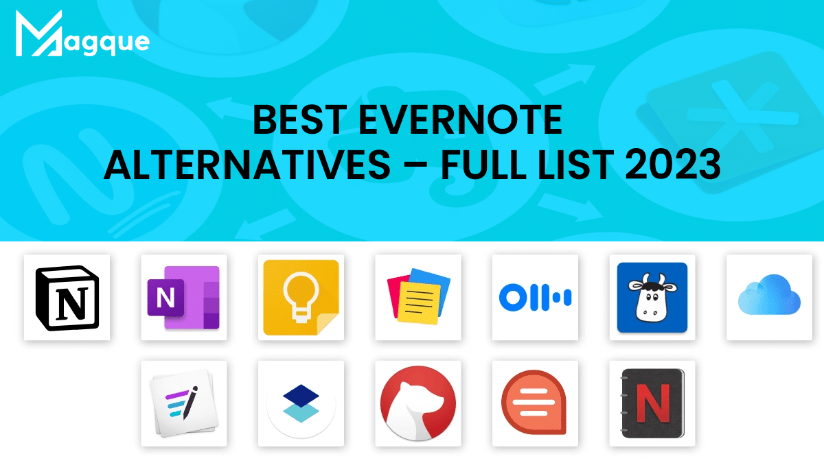 You are currently viewing Best Evernote Alternatives – Full List 2023