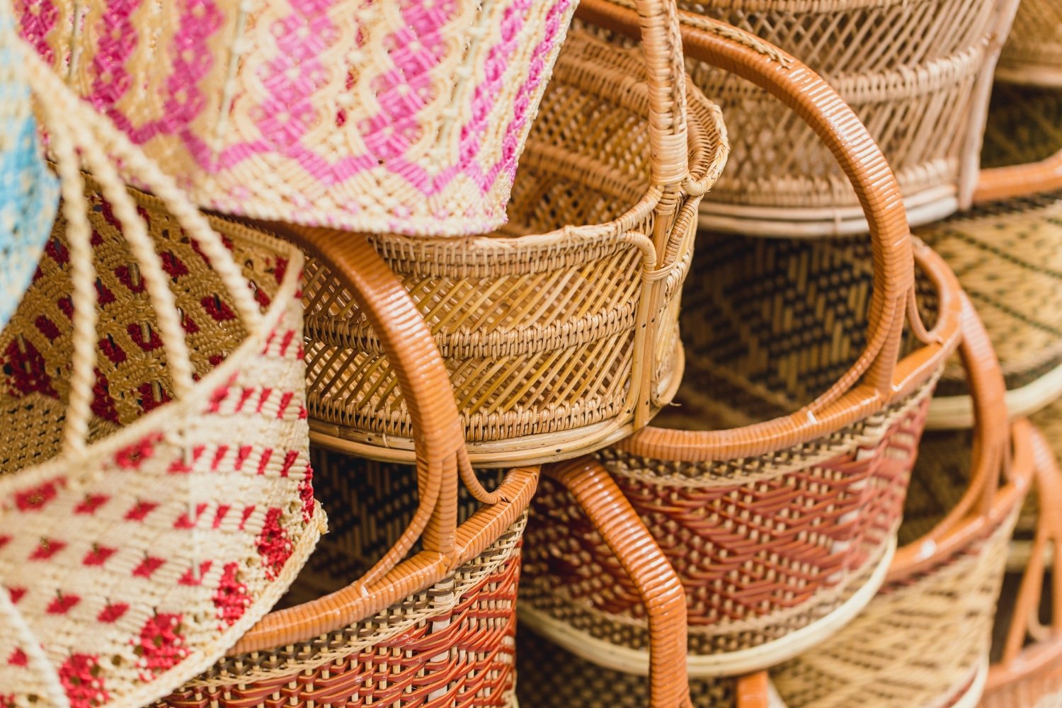 Woven Artisan Baskets and Decor