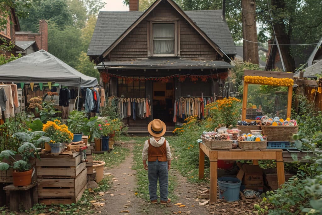 Garden With Easy Shed